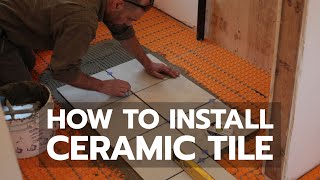 How to Install Ceramic Tile [upl. by Iknarf]