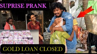 Loan Problem Solved 🥹 Surprised Prank  Prankster Rahul amp Azar 2023 [upl. by Sdlonyer]