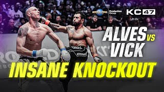 RAFAEL ALVES vs JAMES VICK full fight  GREATEST KO in KC history [upl. by Neemsay]