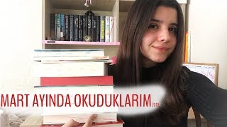 Mart Ayında Okuduklarım  10 Kitap  2018 [upl. by Akimahs]