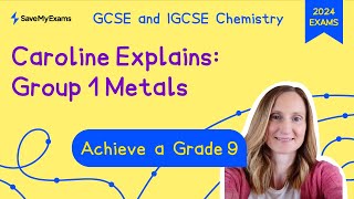 Caroline Explains Group I Metals  The Alkali Metals GCSE amp IGCSE Chemistry Revision 202425 [upl. by Sjoberg]