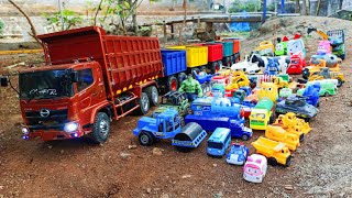 Wow  Mobil Truk Tronton Rc Panjang Bongkar Truk Molen Mobil Tangki Bis Telolet Mobil Pemadam [upl. by Araldo348]