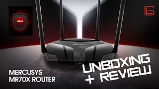 New Mercusys MR70X Router  Review amp Unboxing [upl. by Saraann]