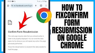 Fix Confirm Form Resubmission On Google chrome 2024  This web page requires data that you entered [upl. by Maffa847]