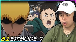 REIGEN ARATAKA IS CANCELED  REIGEN DEFENDS HIS TITLE  Mob Psycho 100 II Episode 7 Reaction [upl. by Alius426]