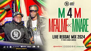 Mfalme X MC Zendiambo Mnare Paris Lounge Live Reggae Mixx Roots Dancehall Riddims [upl. by Ancalin]