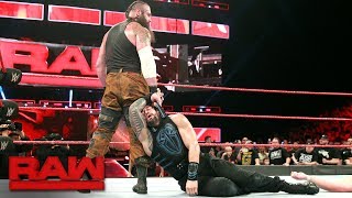 Braun Strowman tears up the road to SummerSlam Raw July 17 2017 [upl. by Carmela734]