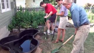 How to Make a Pond with a Preformed Pond Liner [upl. by Giwdul]