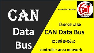 CAN Data Bus in Sinhala  What is CAN Data Bus  Controller Area Network  Communication  ECU [upl. by Knight]