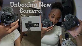 unboxing sony zv1 camera [upl. by Brindle]