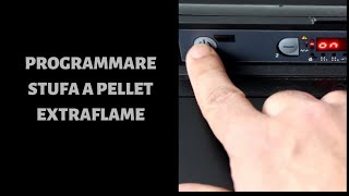 Programmare Stufa a pellet NORDICA EXTRAFLAME [upl. by Llenrod564]