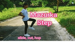 MAZURKA STEPBASIC DANCE STEPFOLK DANCE STEP [upl. by Ayisan278]