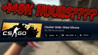 STEAM ACCOUNT WITH MOST CSGO HOURS 30K [upl. by Tierell314]