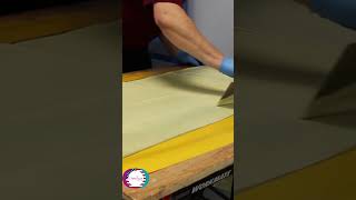 Honeycomb panel adhesive application in 1 minute [upl. by Belamy]