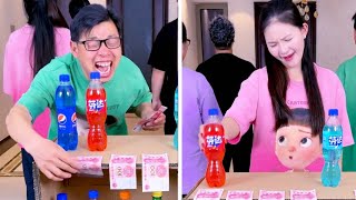 Who Wins The Most Banknotes Blind Box Drink Gamegame party [upl. by Ettenig]