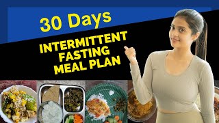 30 Days Intermittent Fasting Diet Plan for Weight Loss  Beginners Friendly  Somya Luhadia [upl. by Keeler]