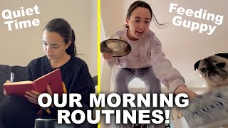 Our Married Morning Routines  Merrell Twins [upl. by Guildroy642]