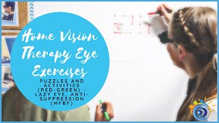 5 Home Vision Therapy Eye Exercises to Strengthen Your Vision  Lazy Eye  AntiSuppression [upl. by Fransen]