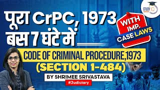 Complete CrPC in 1 Lecture  Criminal Procedure Code 1973  Law exams  Judiciary exam  StudyIQ [upl. by Daffie]