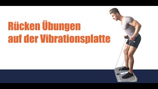 Rücken Übungen auf der Vibrationsplatte [upl. by Ferino477]