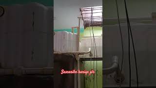 Water filter tank installation 🌊🌊🌊 [upl. by Shuman]