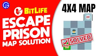 BITLIFE Escape Prison 4x4 Map  How To Escape From Jail bitlife [upl. by Finbar531]