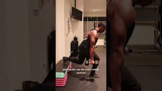 Which is the better leg workout Lunges VS Split Squats gym fitness gymtips exercise [upl. by Lomax]