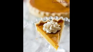 Recette de Tarte sucrée au Potimarron Pumpkin Pie فطيرة اليقطين [upl. by Tabina]