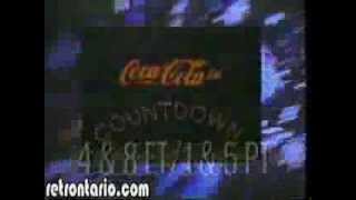 MuchMusic Coca Cola Countdown 1991 [upl. by Jacob193]