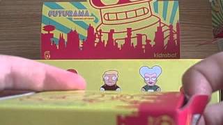 Futurama Kidrobot Sealed Case Opening Of 16 Figures [upl. by Arhsub]