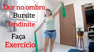 Exercício para tirar dor no ombrotendinitebursite [upl. by Gabbie]