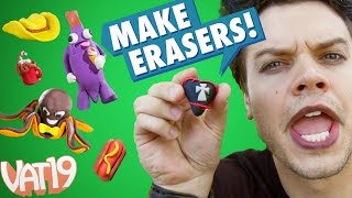 Sculpt your own Erasers from Clay [upl. by Ueihtam142]