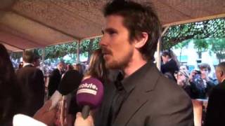 Christian Bale at the Terminator Salvation Premiere [upl. by Eeslek]