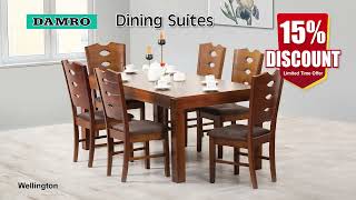 15 Discount for Damro Dining Suites [upl. by Mona]