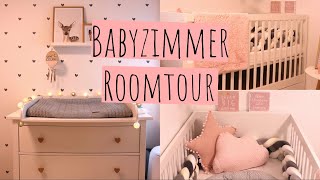 BABYZIMMER ROOMTOUR 2020👼🏻💖 Das Kinderzimmer unserer kleinen Prinzessin☺️💗 [upl. by Sumaes]