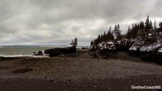 Ocean Tide Timelapse Baxters Harbor Low to High Tide 30 Feet [upl. by Nelly323]