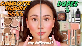 DUPING CHARLOTTE TILBURYS MOST VIRAL MAKEUP 10 dupes you may never have heard of [upl. by Strepphon110]