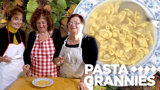 How to make tiny cappelletti pasta in broth  Pasta Grannies [upl. by Rudiger452]