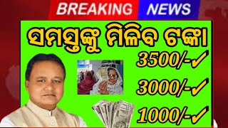 ସମସ୍ତ ଭତ୍ତା ଟଙ୍କା ଆସିଲା ବ୍ୟାଙ୍କକୁ Madhu Babu pension Hike old age pension Disability widow pension [upl. by Ainnos]