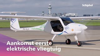 Eerste elektrische vliegtuig op Schiphol ✈️ [upl. by Menard347]