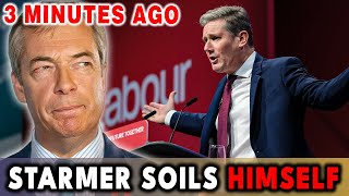 Keir Starmer SOILS HIMSELF in Public in Speech GONE WRONG Nigel Farages React [upl. by Ynwat612]