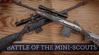 Battle of the MiniScouts Ruger Gunsite Scout vs Mossberg MVP Patrol 556 NATO [upl. by Rhine]