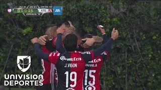 ¡GOL Milton Caraglio  Chivas 01 Atlas [upl. by Zacarias]