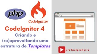 Como criar e utilizar templates no CodeIgniter 4 [upl. by Ellatnahc]