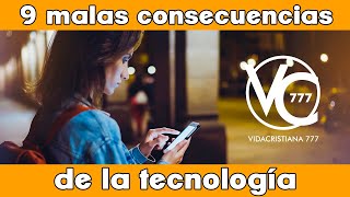 9 malas consecuencias de la tecnología [upl. by Ecreip]