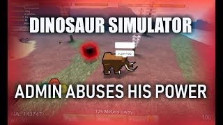 Dinosaur Simulator I Developer abuses his power [upl. by Geraldine179]