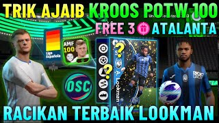 RACIKAN TERBAIK LOOKMAN GRATIS  TRIK AJAIB CARA MENDAPATKAN KROOS BOOSTER EFOOTBALL 2024 MOBILE [upl. by Olracnaig]