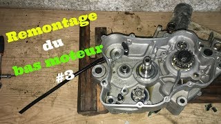 Gas Gas EC 125  Remontage bas moteur 3 changement roulements joints spy vilebrequin et piston [upl. by Adaminah]