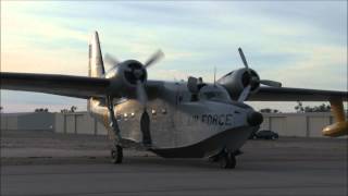 Grumman HU16B Albatross departures from Casa Grande [upl. by Nicolis]