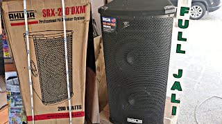 AHUJA SRX250®DXM PA SPEAKER SYSTEMS UNBOXING amp REVIEW [upl. by Celestina]